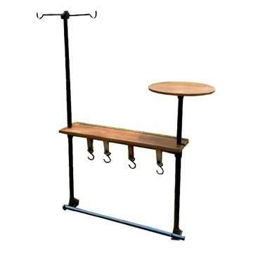 JG S3 桌面吊物架-吊物掛燈組 寬53cm  深木色  1個