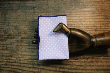 紫色波点口袋巾英伦风绅士手帕丝巾