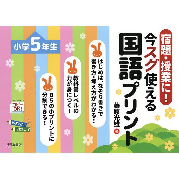 宿題・授業に 今スグ使える国語プリント 小学5年生