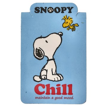 PEANUTS 史努比 SNOOPY 好心情索引式磁性書籤 休息  休息 藍色  6個
