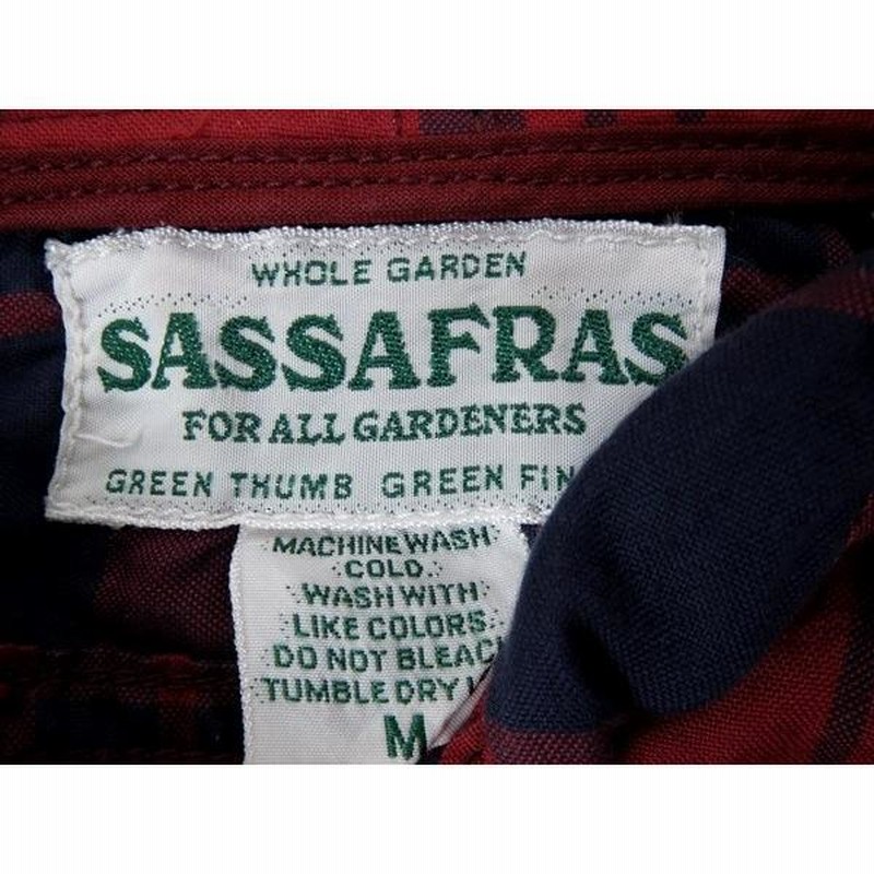 SASSAFRAS ササフラス Feel Sun Bud Half フード付 チェック