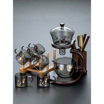 懶人泡茶專用茶具套裝玻璃茶壺茶杯功夫家用高檔2026新款自動神器