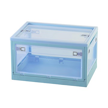 KEYWAY 經典五開式摺疊收納箱  50L  藍色  1個