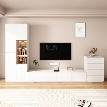 免運/公司貨 電視櫃 原木電視櫃 實木電視櫃 斗櫃 櫃子 fLE實木電視柜現代簡約客廳家用儲物柜小戶型可組合邊柜靠墻臥室 可開發票 全館五折 工廠現貨直銷 新品特價 z10234