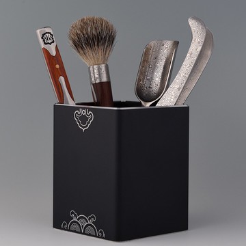 錦格茶道六君子套裝大養壺筆功夫茶具零配件馬士革鋼茶夾茶勺茶刀