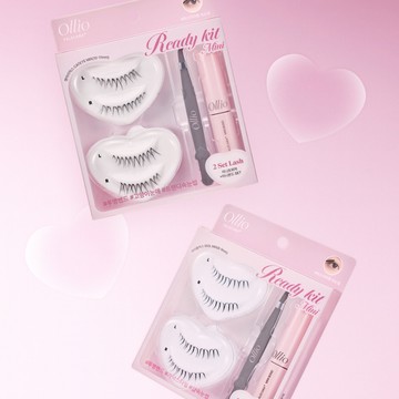 Ollio Falscara Eyelash Ready [KIT] 16pcs (+Mini Bond, Tweezer)