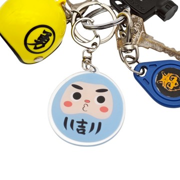 隆探吉 壓克力鑰匙圈 達摩不倒翁 福神 交換禮物