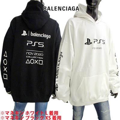 バレンシアガ BALENCIAGA メンズ トップス パーカー ロゴ 2color PS5 ...