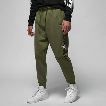 S.G Nike Jordan Essentials HQ4646-222 男款 軍綠白 寬鬆 抽繩 內刷毛 棉褲 褲子