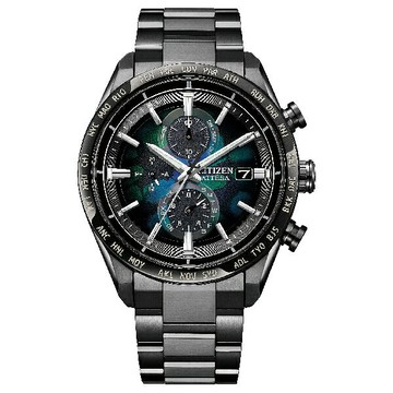 CITIZEN 星辰 Gents AT8286-65E 宇宙幻彩限定款電波對時鈦金屬光動能潮流腕錶 42mm｜樂天領券現折★全館特惠中★指定刷卡回饋10%