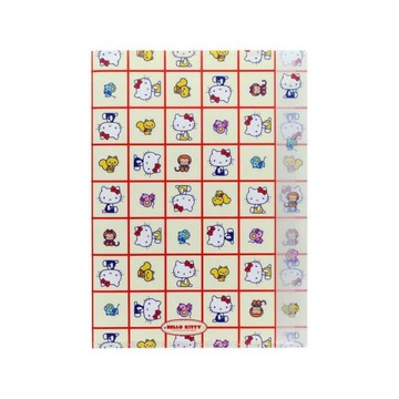 【震撼精品百貨】Hello Kitty 凱蒂貓~日本SANRIO三麗鷗 KITTY A4五層造型資料夾-復古*82188
