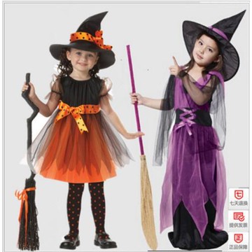 Halloween Costume Children's Cosplay Anime Witch Costume服裝