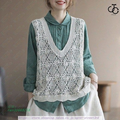 オシャレな春 夏レディースレースベストで何のフィットができますね?♪レディースファッション トップス レースベスト レディース トップス 春夏 40代 花柄レース 春