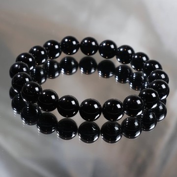 黑碧璽水晶手鍊│電氣石 辟邪擋煞 淨化氣場 轉化負能量 客製禮物