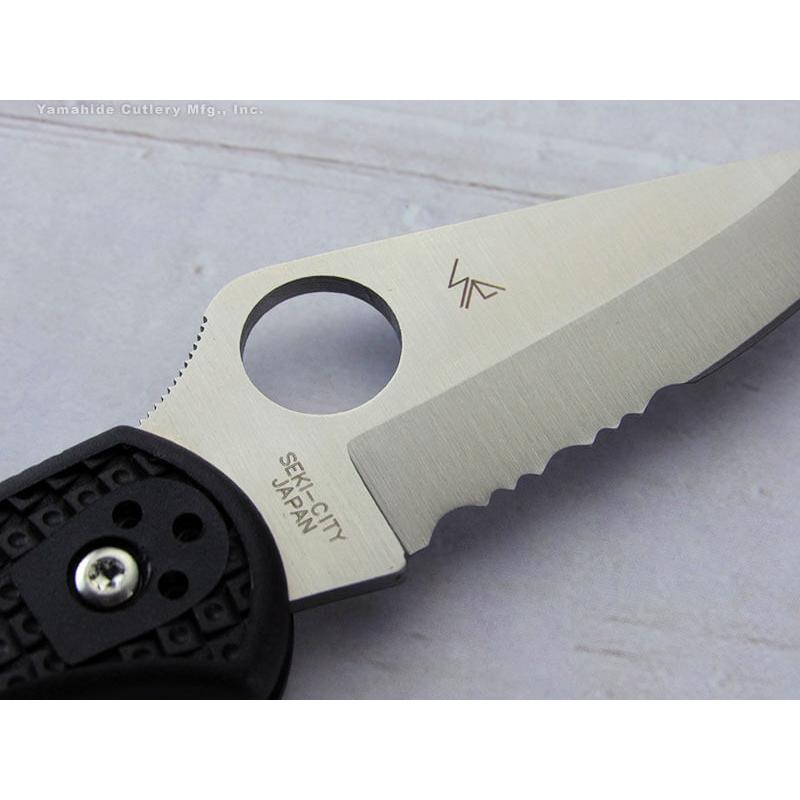 Spyderco デリカ4 ザイテル ブラック 半波刃 C11PSBK