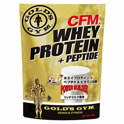 ゴールドジム CFM ホエイプロテイン リッチミルク風味 900g