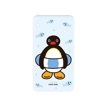 【正版授權】PINGU套上泳圈雙線快充10000mAh行動電源