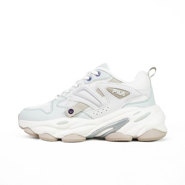 Kixpress-Fila Fantacy 女 運動休閒鞋 老爹鞋 復古 厚底 舒適 穿搭 米 淺綠 [5-C304Z-671]
