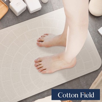 棉花田雪屋日本人氣珪藻土吸水抗菌浴墊(39x60cm)