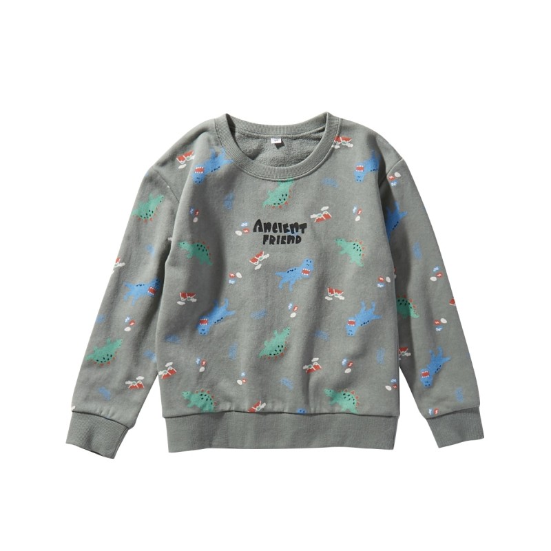 裏毛恐竜柄プリントトレーナー 子供服 男の子 子供服 Kids Sweatshirts 通販 Lineポイント最大get Lineショッピング