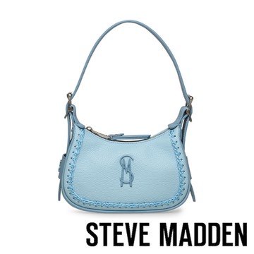 STEVE MADDEN-縫線造型迷你腋下包 BELIA -藍色