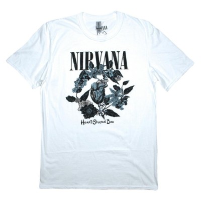 Nirvana / Heart-Shaped Box Tee (White) - ニルヴァーナ Tシャツ ...