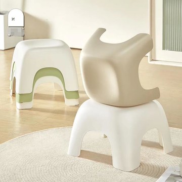 換鞋矮凳家用塑料加厚客廳茶幾板凳椅子兒童衛生間洗澡浴室小凳子【繁星小鎮】P