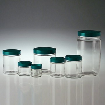 《Qorpak》直筒型玻璃樣本瓶 Bottle, Straight Sided Round, Clear