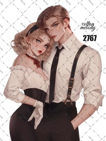 original sticker no.2767 人物貼紙 原創貼紙 原創人物貼紙 裝飾貼紙 cotton melody