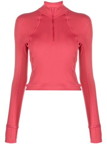 lululemon - It's Rulu long-sleeve T-shirt - women - Recycled Nylon/Lycra - 14 - Pink
