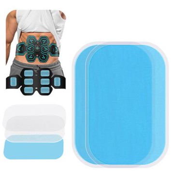 los2489捌組水凝膠腹肌貼40*60EMS啫喱膠健腹按摩肌肉鍛煉電極水凝膠貼片