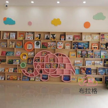 免運 公司貨 繪本架 成品書柜早教中心公共場所幼兒園學校圖書館繪本館閱讀區創意書架 可開發票 全館八折 工廠現貨直銷 新品特價 b12051