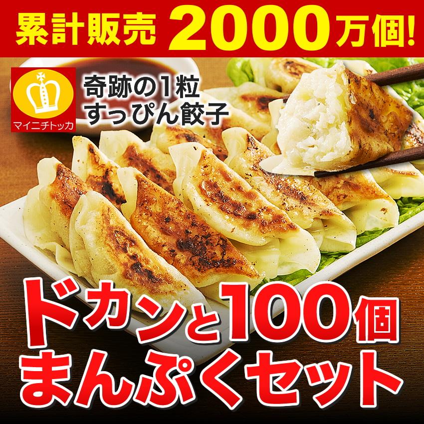 タレ不要　49％OFFクーポン有　大阪　できたて発送　冷凍食品　ギフト　ぎょうざ　餃子　LINEショッピング　すっぴん餃子100個セット　2点購入でラーメンおまけ　オリジナル　お取り寄せ