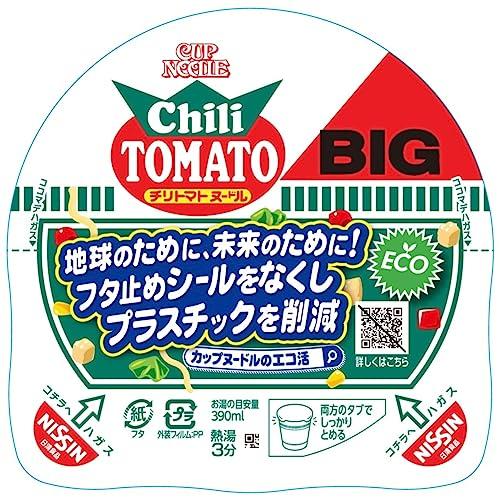 日清食品 カップヌードル チリトマトヌードル ビッグ カップ麺 107g×12個