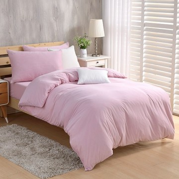 LAMINA 樂米娜 涼感針織條紋單人被套  粉色  150 x 210cm