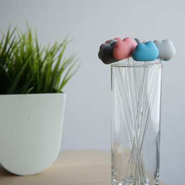 QUALY 朵朵雲兒攪拌棒-12入組