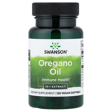 Swanson Vitamins, 牛至油，120 粒軟膠囊（每粒軟膠囊 150 毫克）