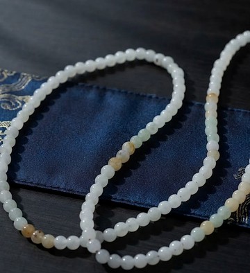 冰種翡翠珠鍊  | 天然緬甸玉翡翠A貨 | 送禮