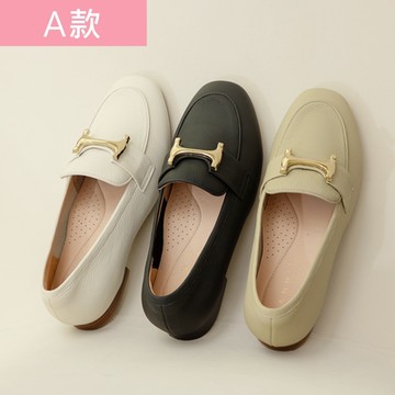 Ann’S真皮平底樂福鞋(多款選)