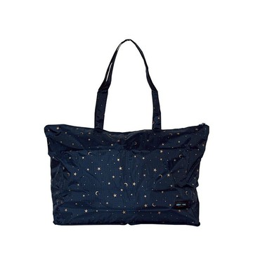 【HAPI+TAS】日本原廠授權 摺疊托特包- 星空藍