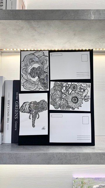 YW聯名手繪明信片