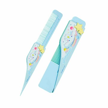 asdfkitty*大耳狗 伸縮折疊梳子 扁梳 尖尾梳 隨身好攜帶-日本正版商品