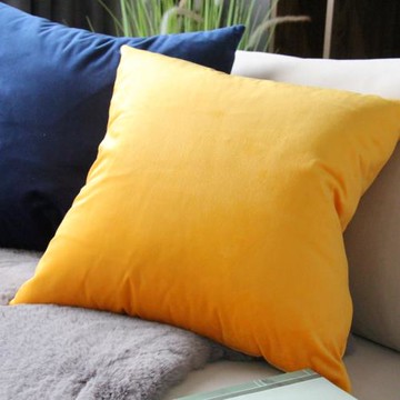 天鵝絨抱枕純色靠枕套簡約風格沙發辦公室午睡腰枕腰墊床頭靠背墊