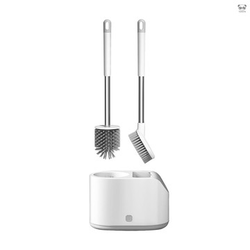 落地款  MT2免打孔雙刷頭馬桶刷套裝