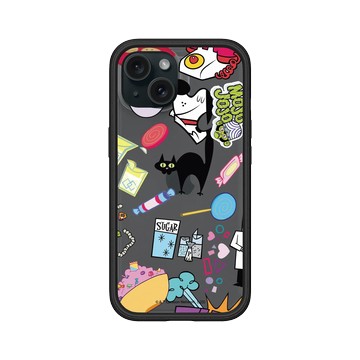 iPhone 15 Mod NX 黑 - The Powerpuff Girls 飛天小女警 - 貼紙款