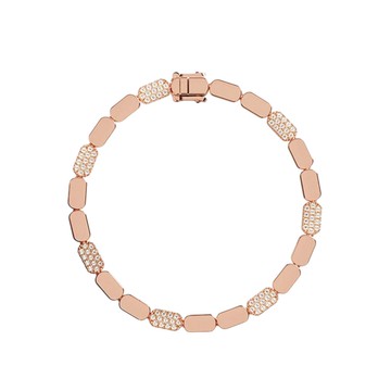 AUTOMNE精緻玫瑰金色手鍊