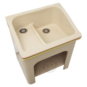 【Abis】日式防水防潮FRP玻璃纖維兩用大型75CM洗衣槽-1入