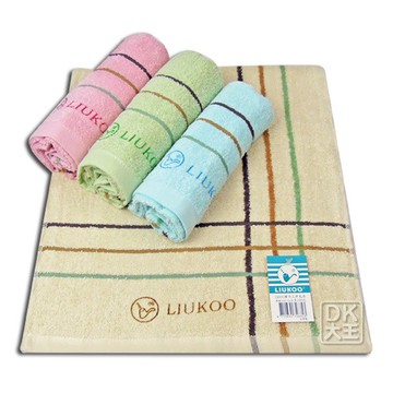 LIUKOO 三井純棉毛巾(6條) 吸水毛巾 純棉毛巾 煙斗 LK635 台灣製 【DK大王】