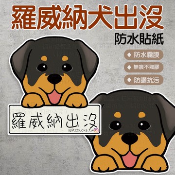 現貨 羅威那羅威納出沒 開關燈貼 裝飾壁貼 分離式貼紙 車貼 門把貼 開關裝飾 寵物造型 生日禮物 交換禮物 聖誕禮物