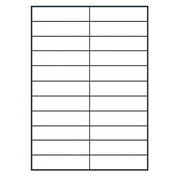 鶴屋 A4三用電腦標籤 62號 B27105 105 x 27mm  22格  105張